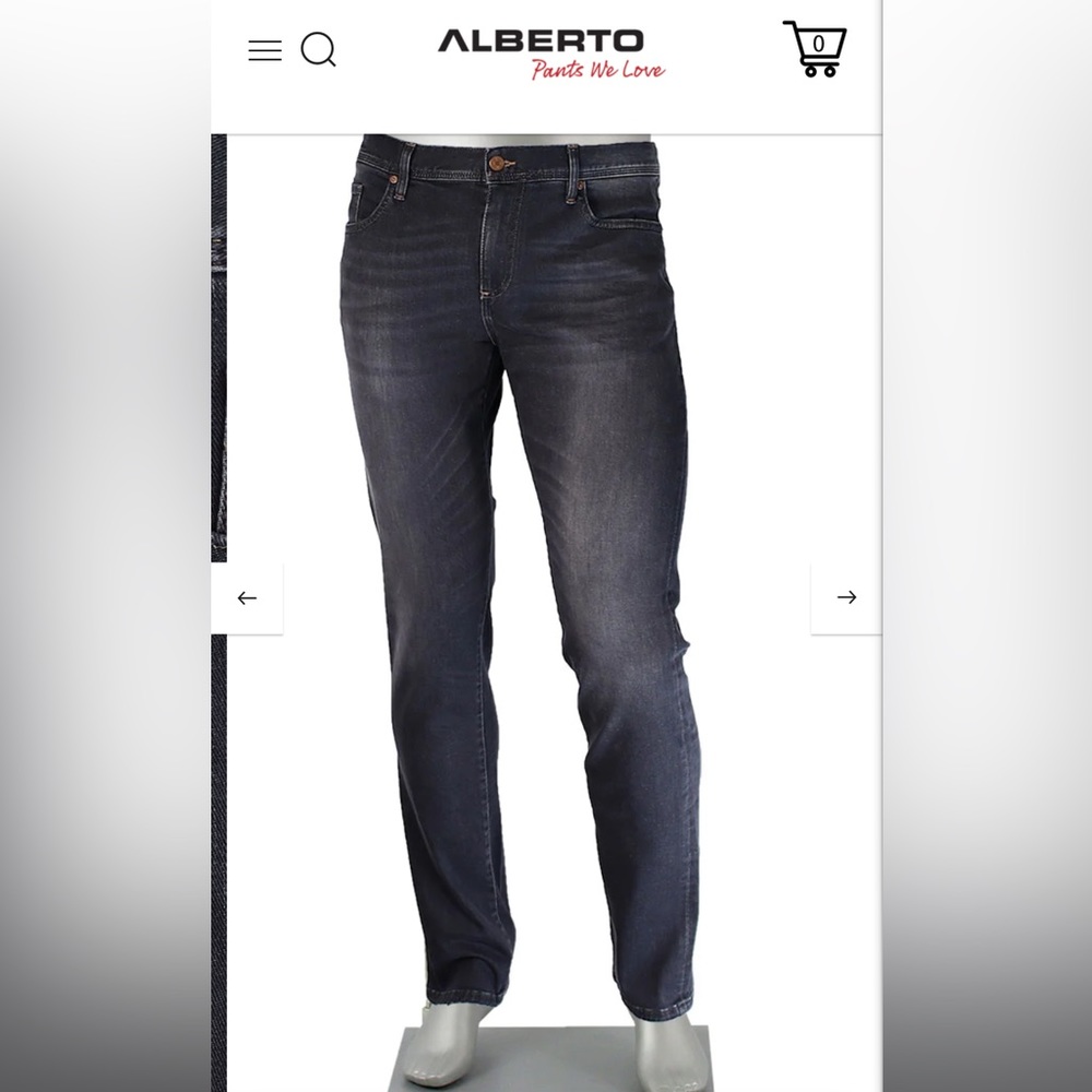 Alberto | Denim Jeans Men’s W 34 L 36